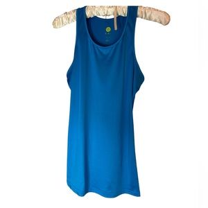 Kiwi Kate sleeveless Blue athletic yoga sport tank ladies medium racerback
